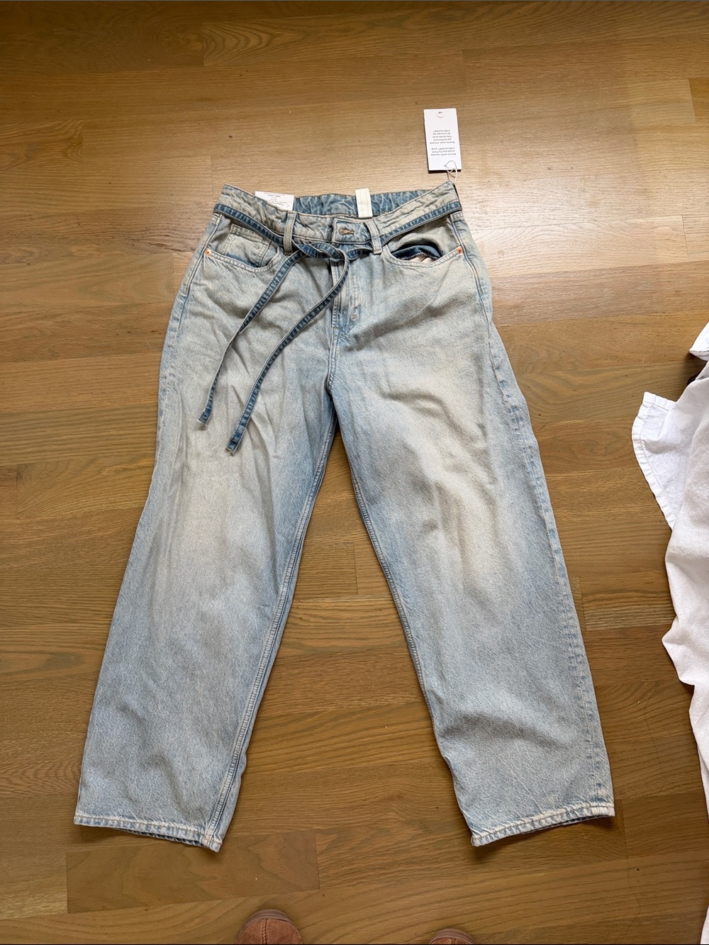 H&M Light Blue low rise, baggy Jeans
